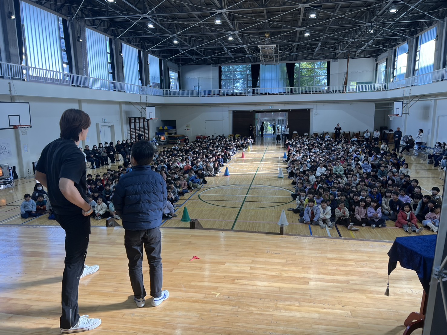 学校・PTA行事でのマルザの出演風景